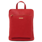 VARENNA — Sac à dos organisé en cuir grainé