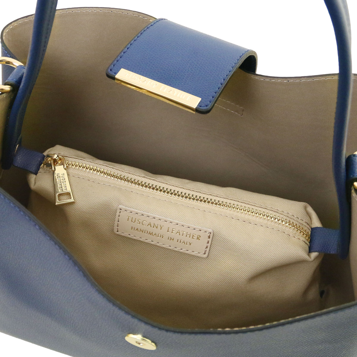 Sac seau femme CLIO structuré en cuir véritable à fermoir bijou
