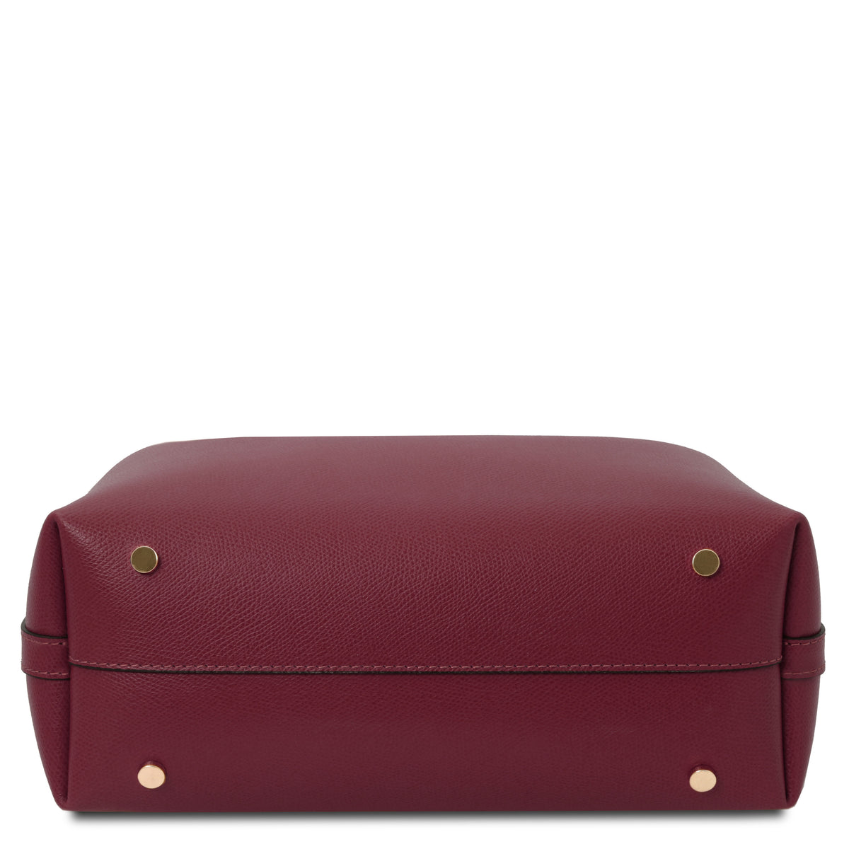 Sac seau femme CLIO structuré en cuir véritable à fermoir bijou