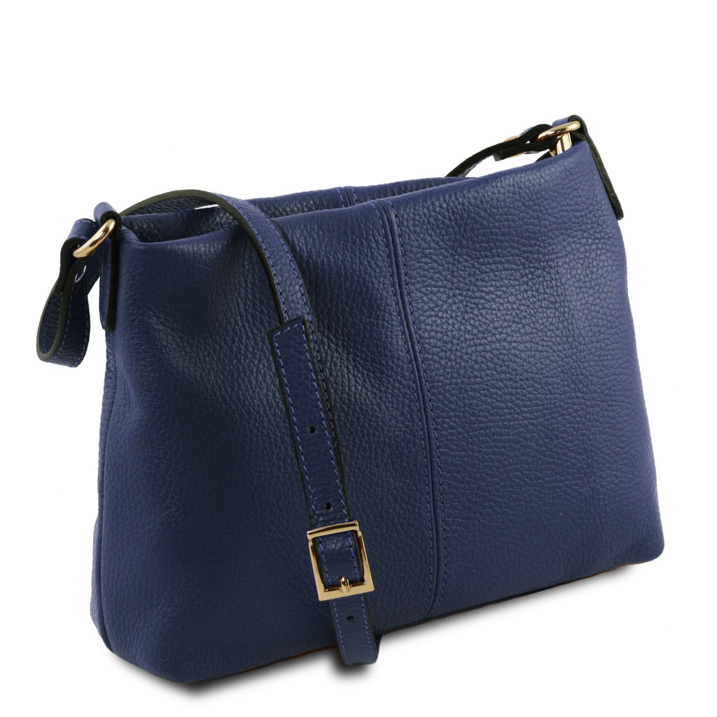 NORA — Sac bandoulière en cuir grainé
