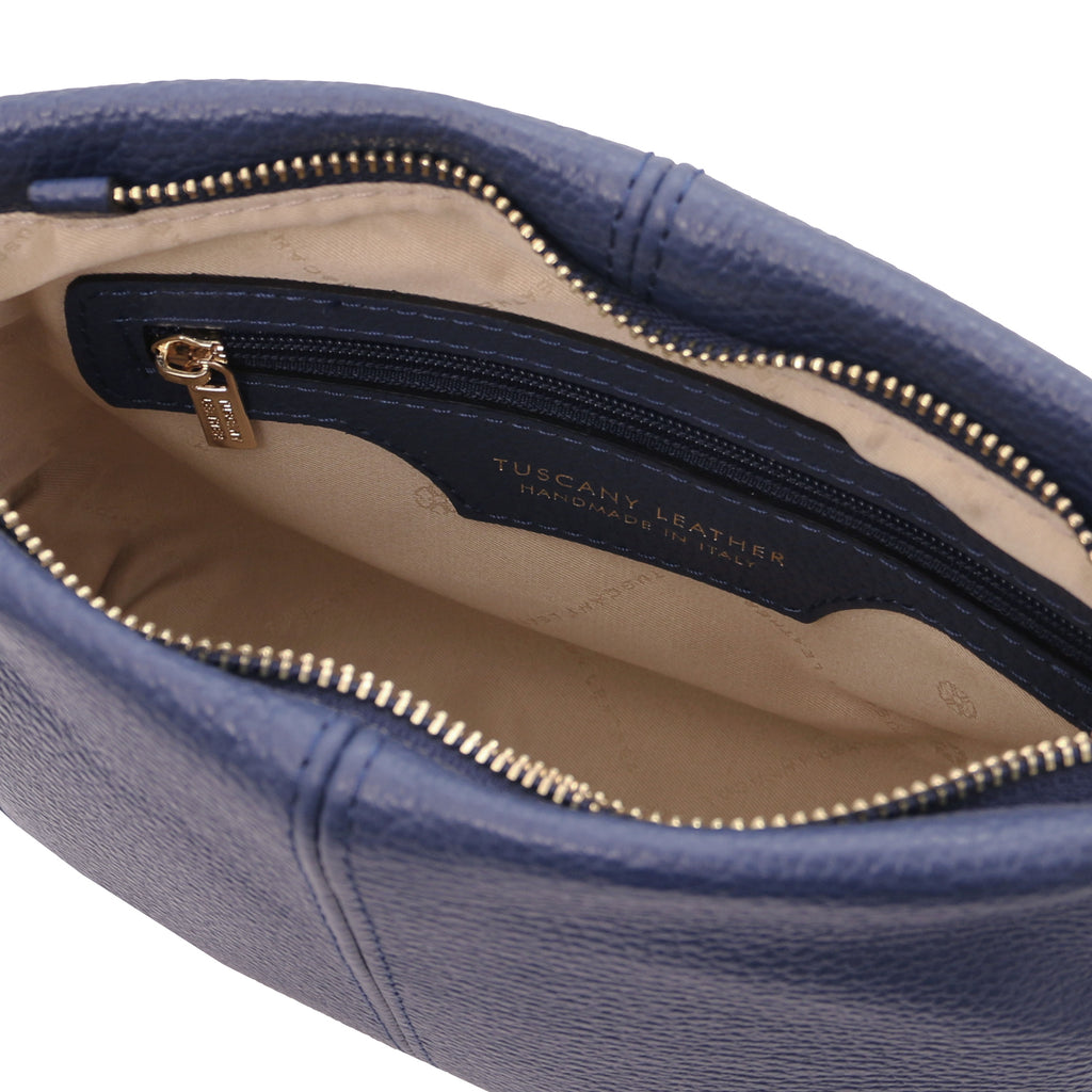NORA — Sac bandoulière en cuir grainé