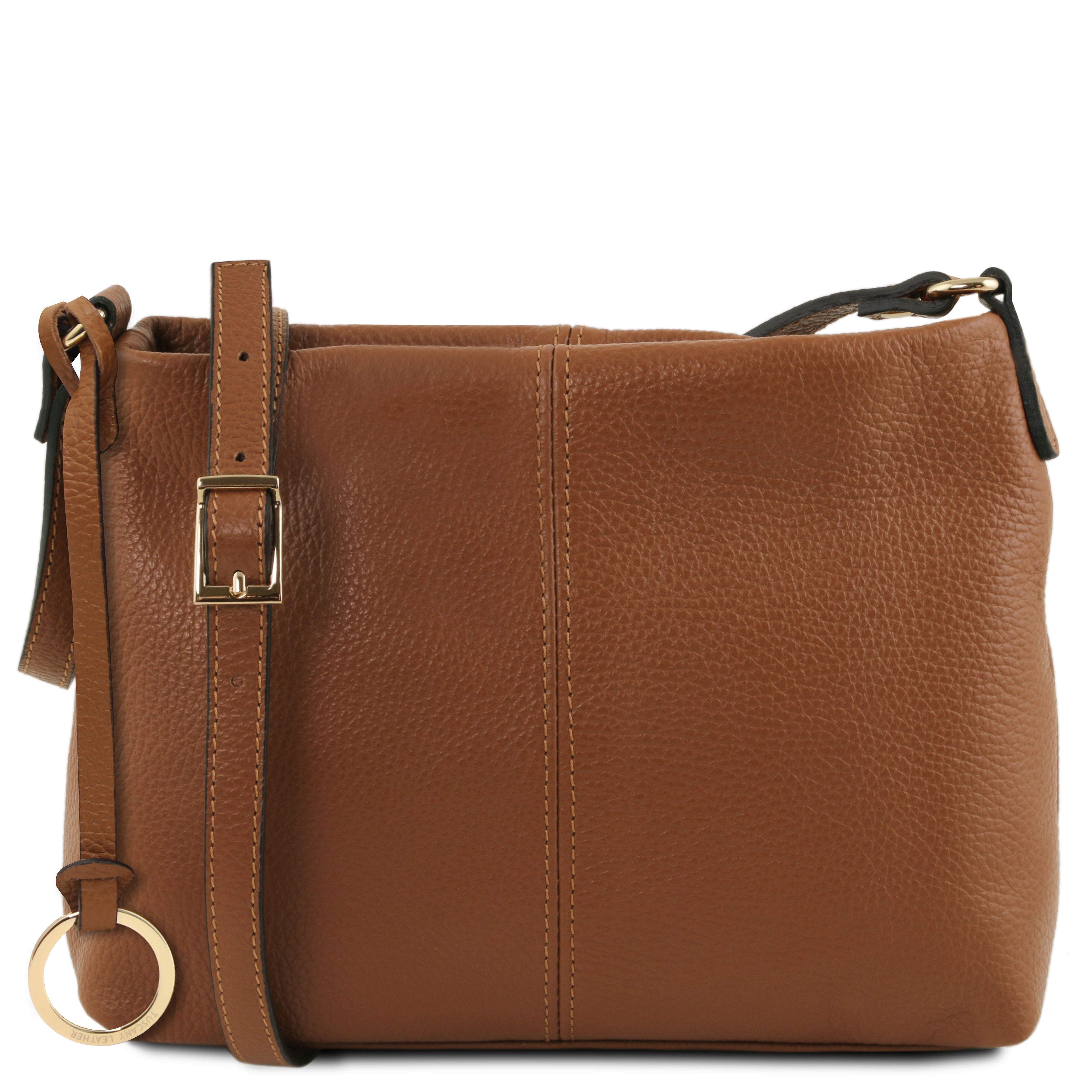 NORA — Sac bandoulière en cuir grainé