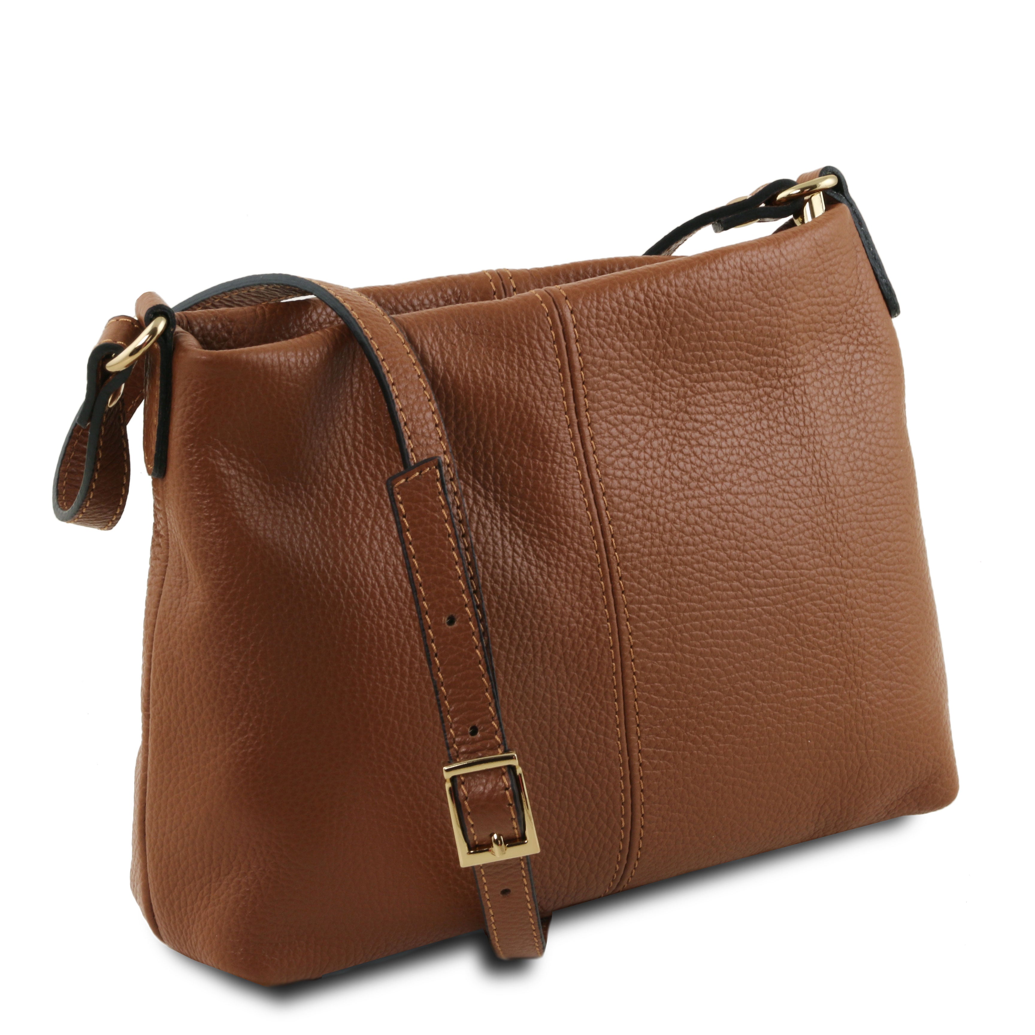 NORA — Sac bandoulière en cuir grainé