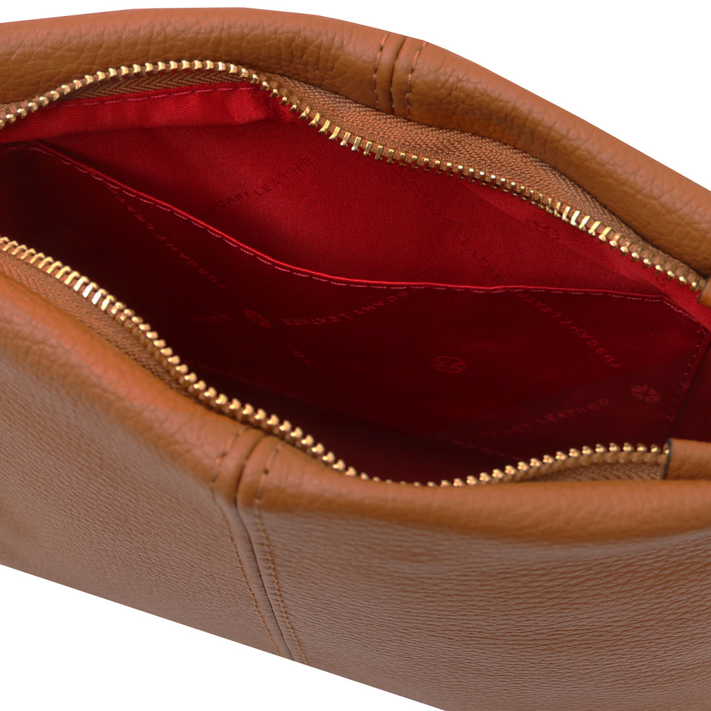 NORA — Sac bandoulière en cuir grainé