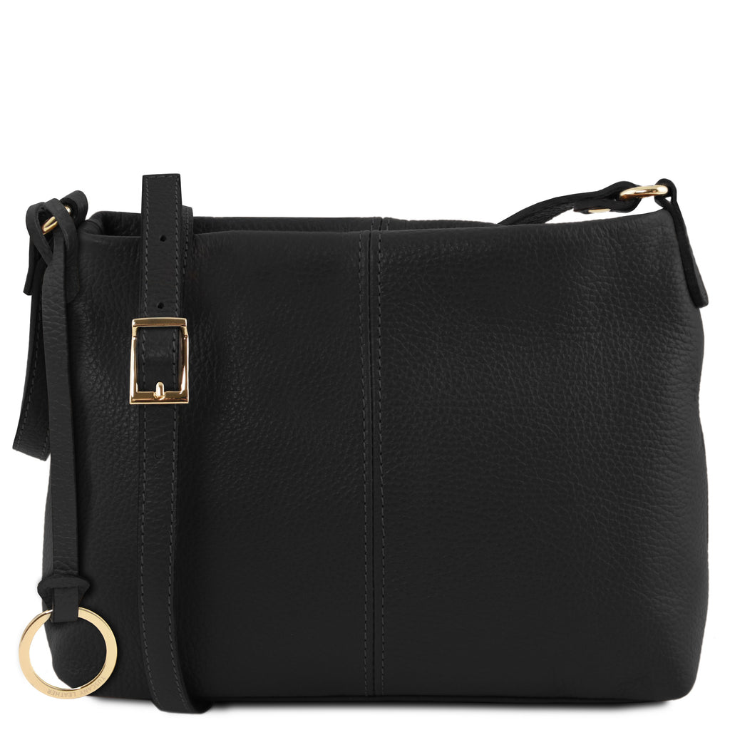 NORA — Sac bandoulière en cuir grainé
