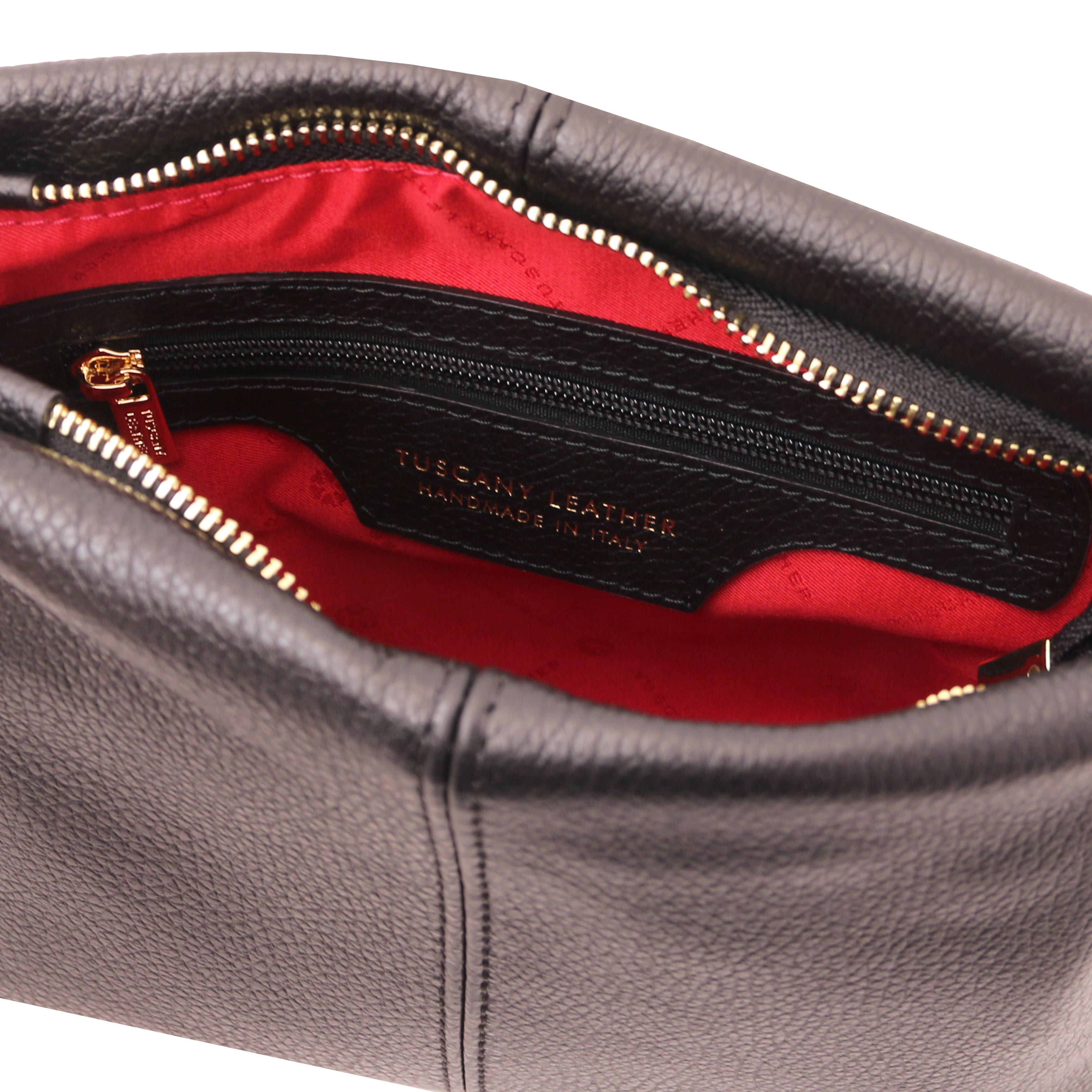 NORA — Sac bandoulière en cuir grainé