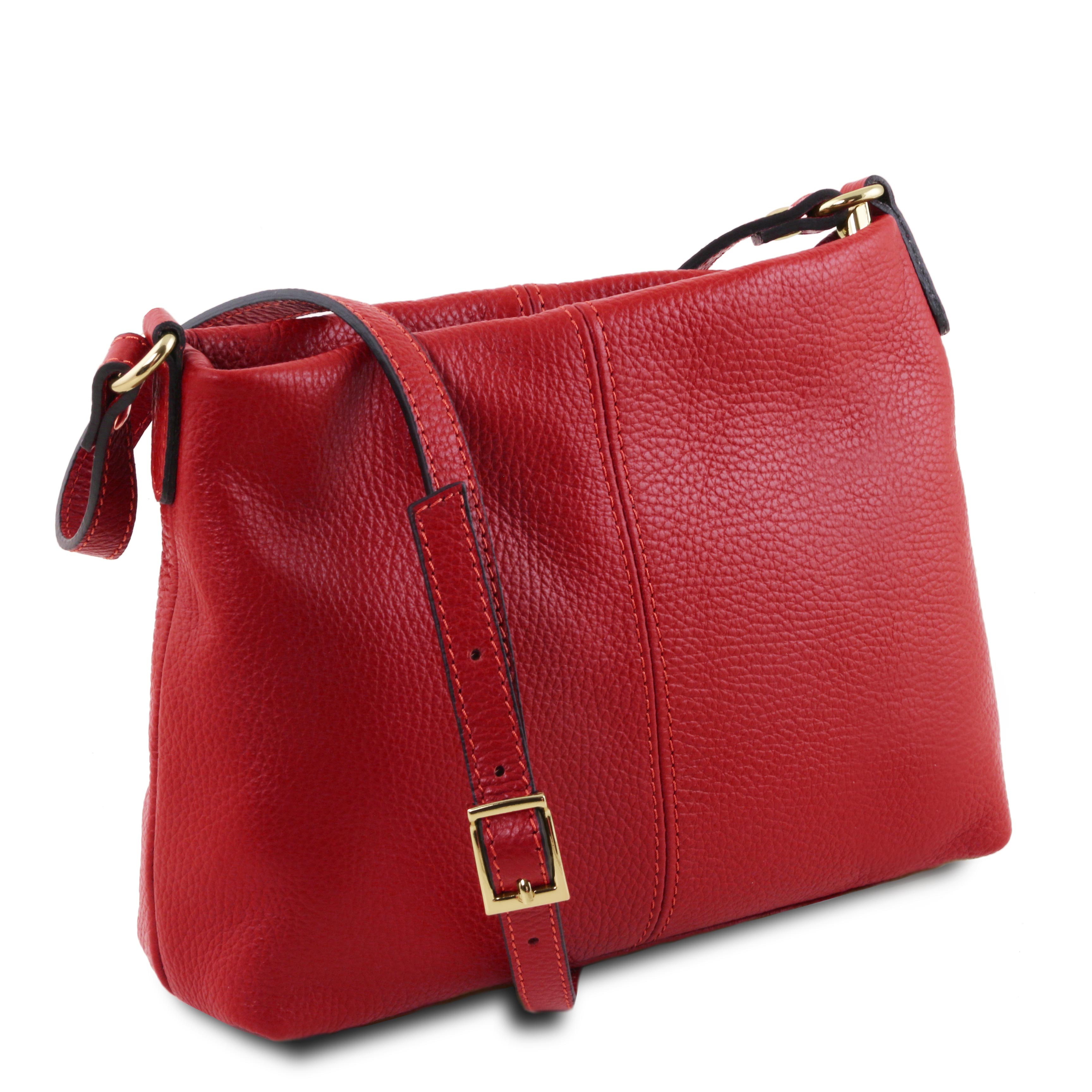 NORA — Sac bandoulière en cuir grainé