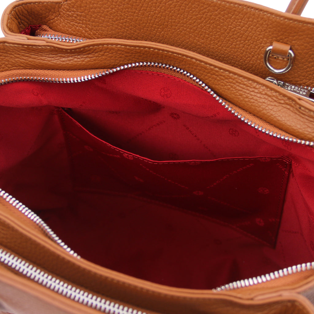 TULIPAN — Tote sculptural à trois compartiments