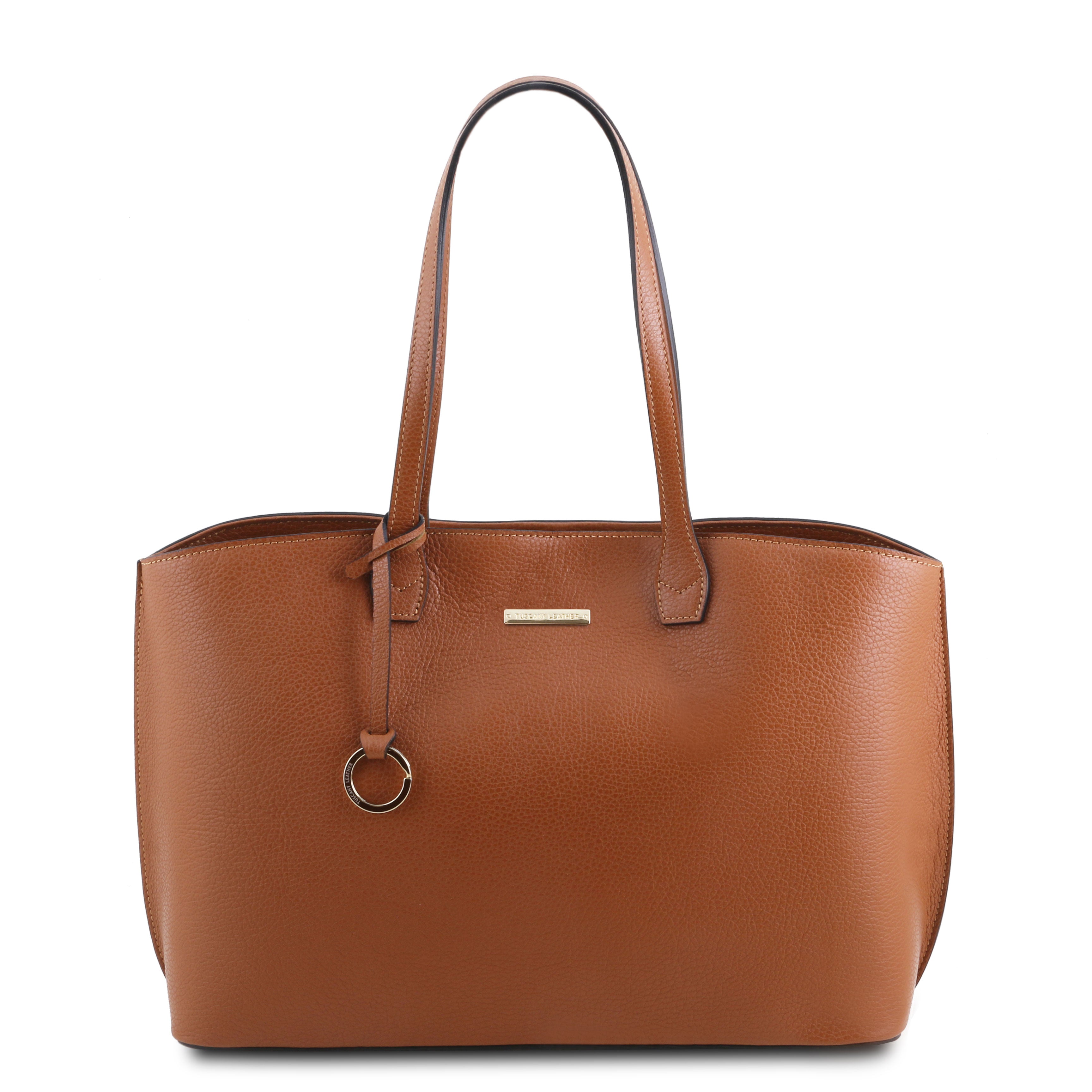 AVENZA — Sac shopper en cuir grainé à 2 compartiments Image principale du produit