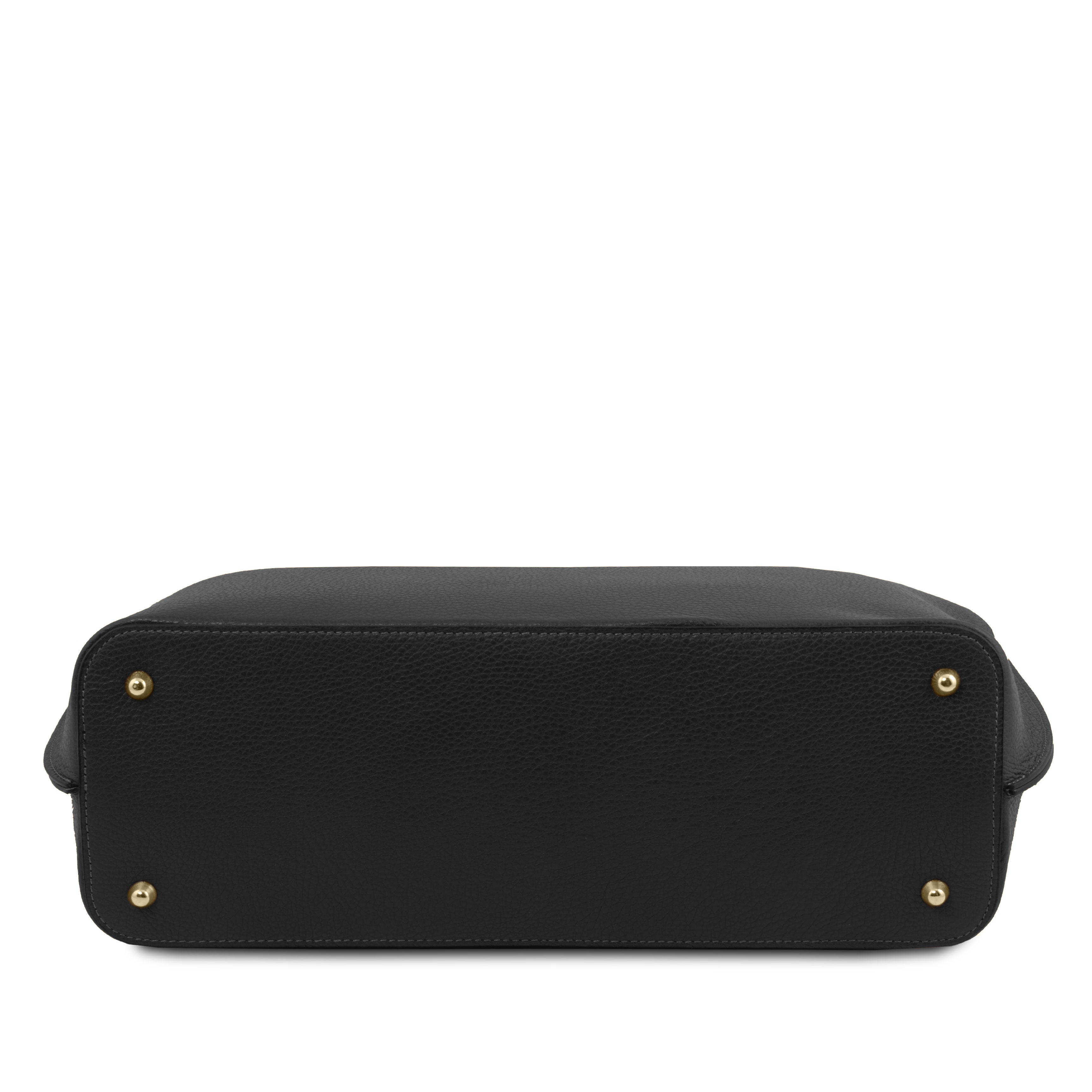 AVENZA — Sac shopper en cuir grainé à 2 compartiments