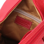 Sac à dos femme SHANGHAI souple en cuir véritable forme arrondie