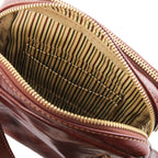 Sac bandoulière homme LARRY cuir pleine fleur 2 compartiments