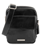 Sac bandoulière homme LARRY cuir pleine fleur 2 compartiments
