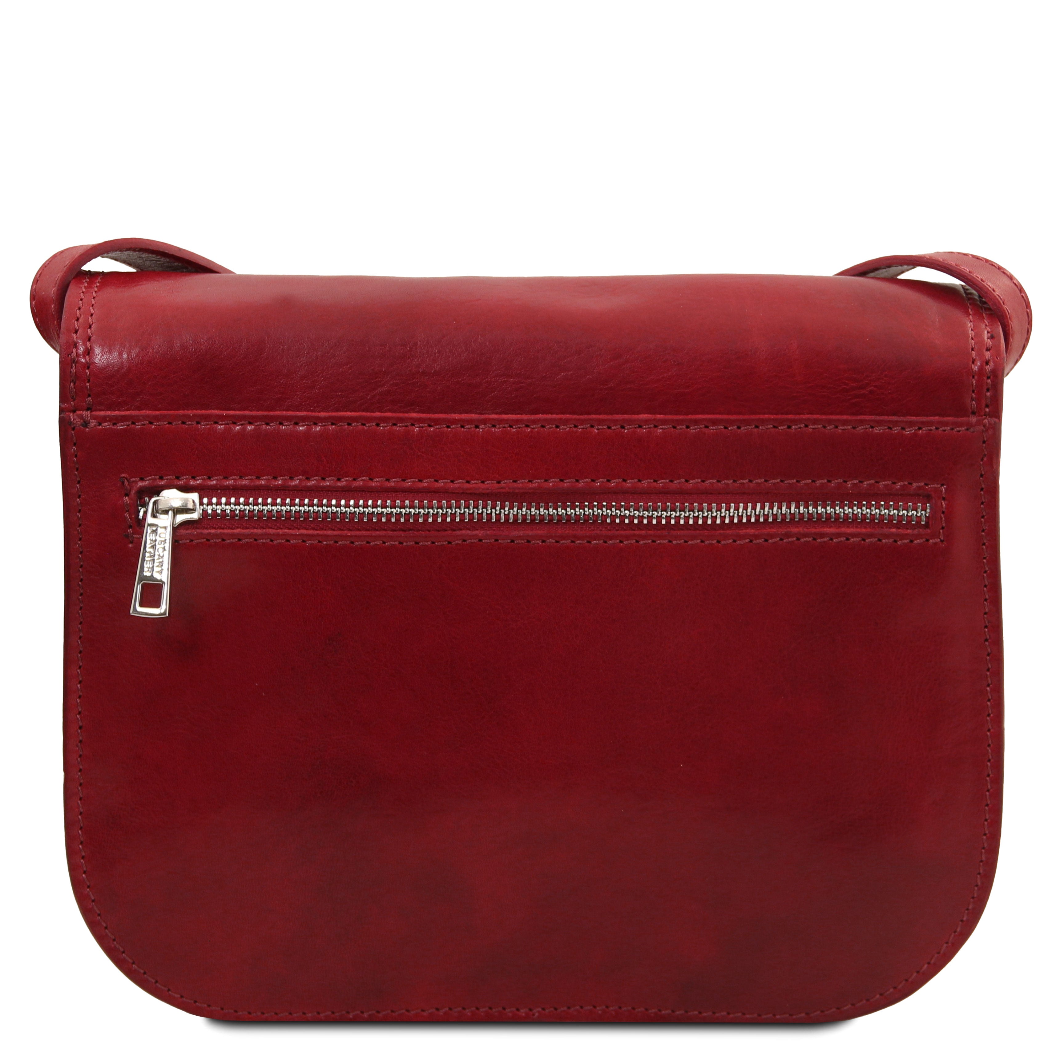 GRETA — Sac saddle en cuir pleine fleur italien