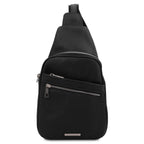 Sac bandoulière homme ALBERT cuir grainé souple multi-poches
