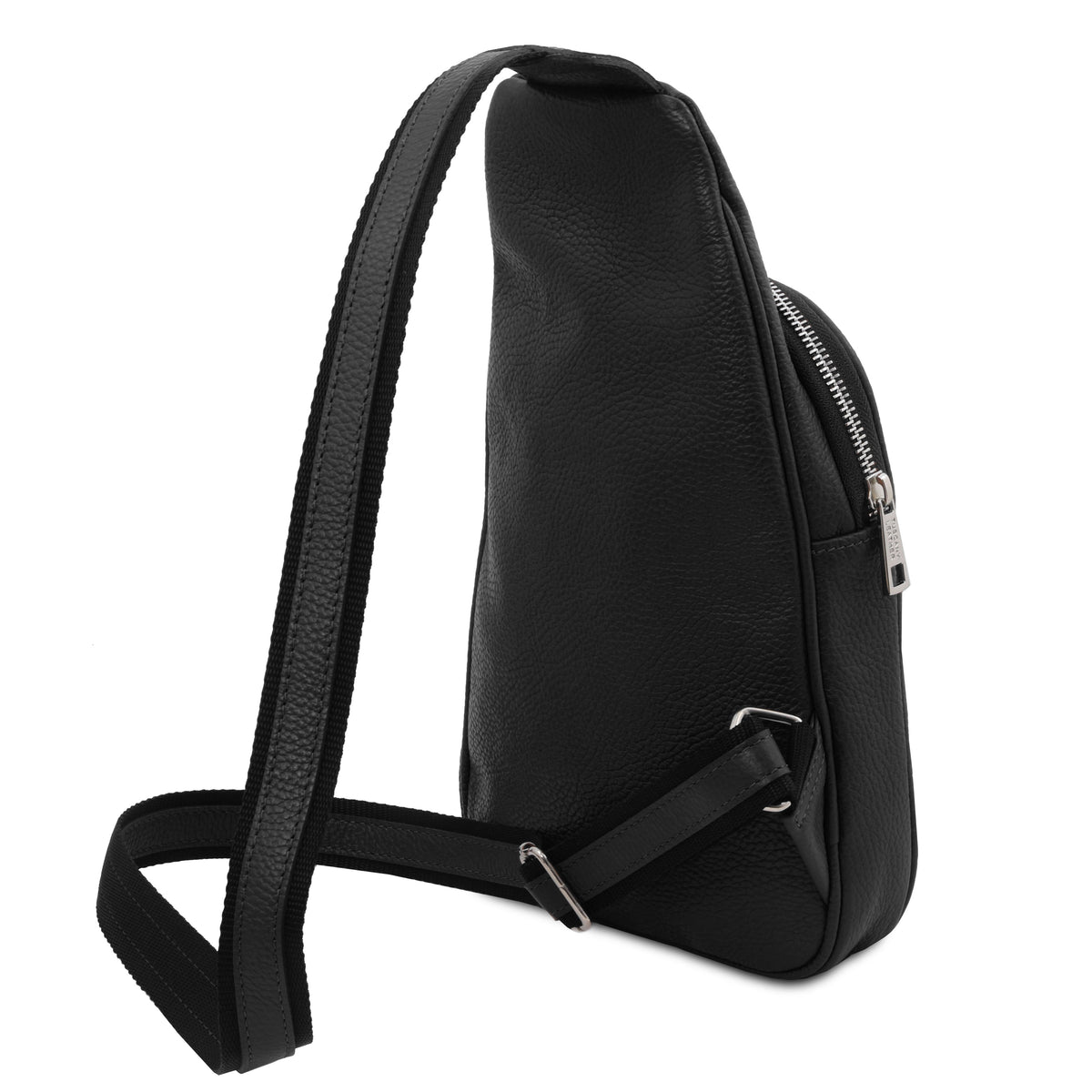 Sac bandoulière homme ALBERT cuir grainé souple multi-poches