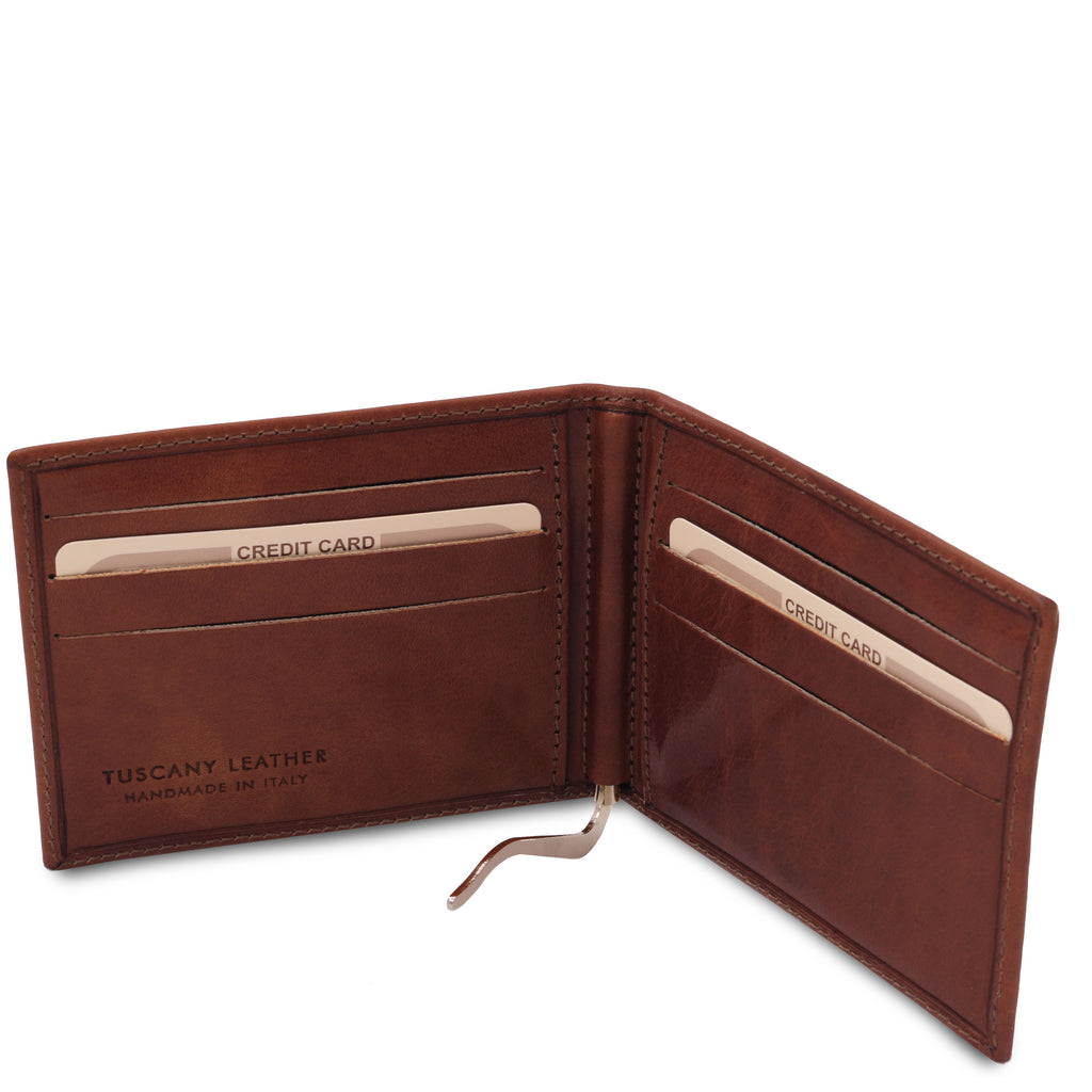 Porte-cartes homme PINZA avec pince à billets