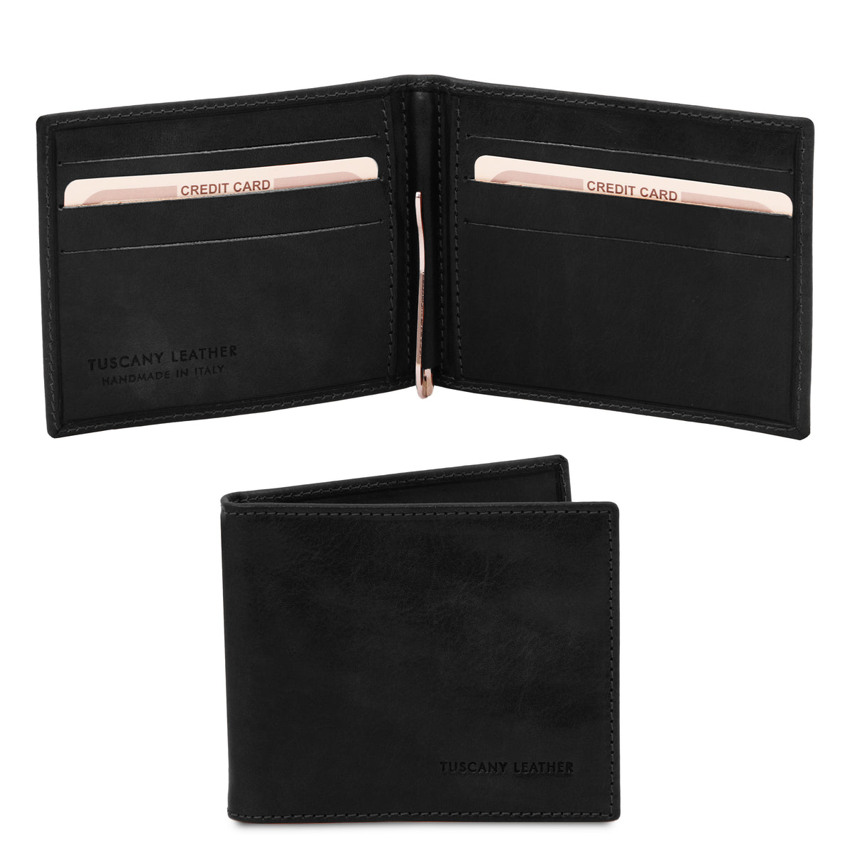 Porte-cartes homme PINZA avec pince à billets