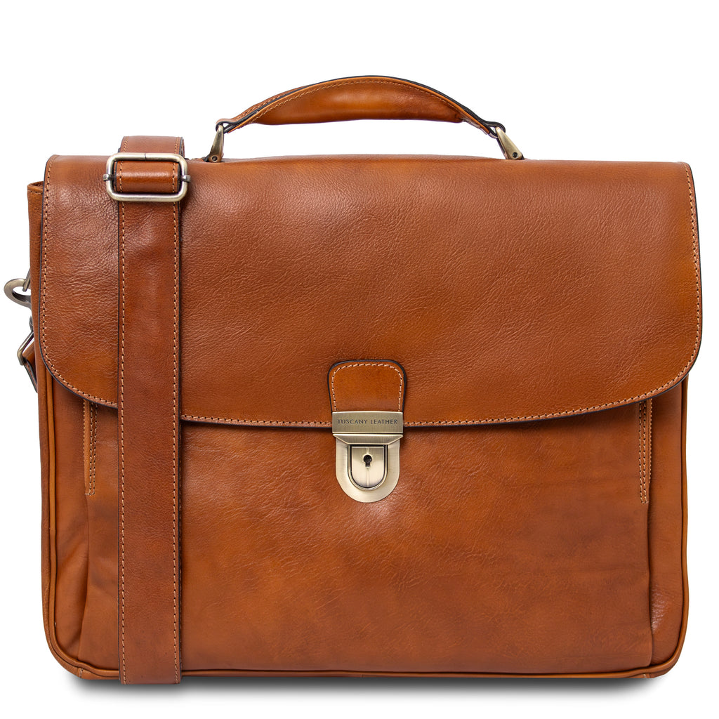 Cartable homme ALESSANDRIA cuir ordinateur 15,6 pouces