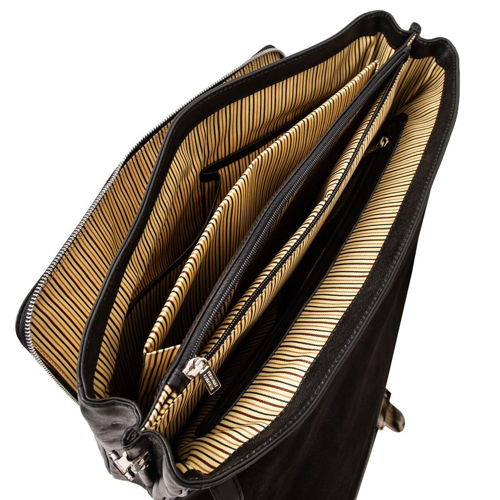Cartable homme ALESSANDRIA cuir ordinateur 15,6 pouces