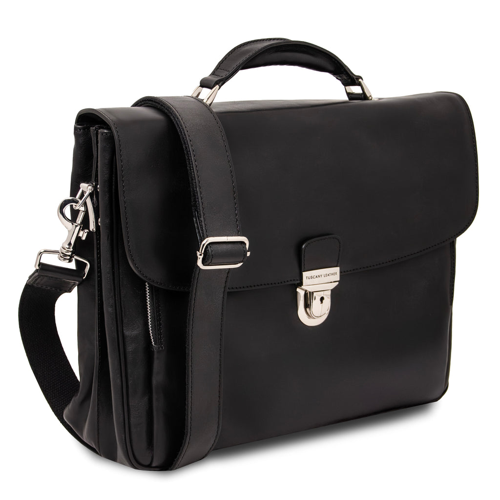 Cartable homme ALESSANDRIA cuir ordinateur 15,6 pouces