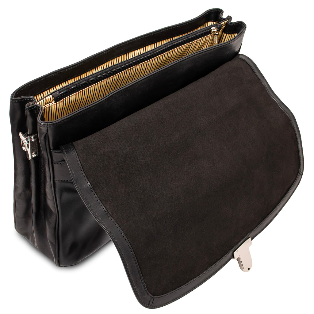 Cartable homme ALESSANDRIA cuir ordinateur 15,6 pouces