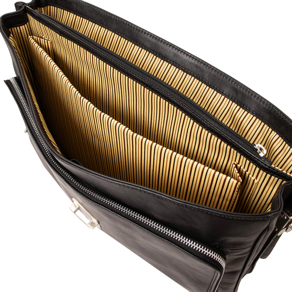 Cartable homme ALESSANDRIA cuir ordinateur 15,6 pouces