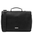 Cartable homme ordinateur 15,6 pouces cuir pleine fleur MANTOVA