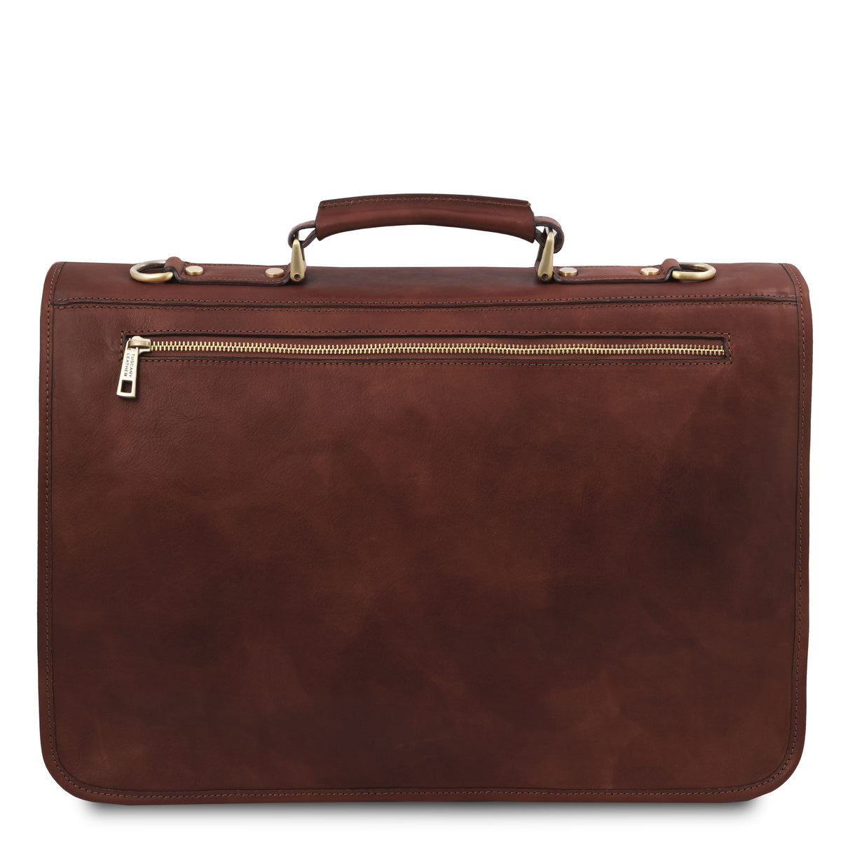 Cartable homme ANCONA cuir pleine fleur ordinateur 17 pouces