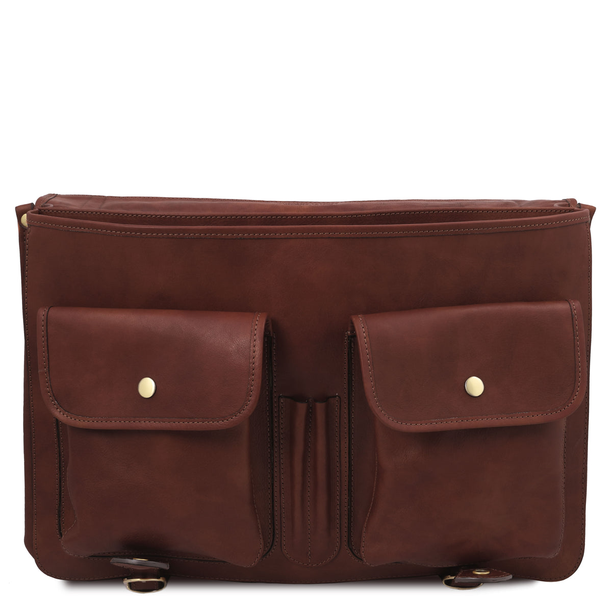 Cartable homme ANCONA cuir pleine fleur ordinateur 17 pouces