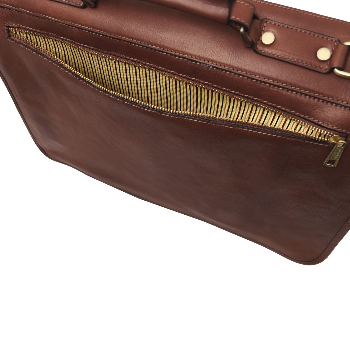 Cartable homme ANCONA cuir pleine fleur ordinateur 17 pouces