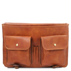 Cartable homme ANCONA cuir pleine fleur ordinateur 17 pouces