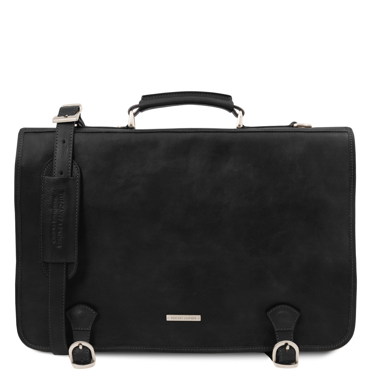 Cartable homme ANCONA cuir pleine fleur ordinateur 17 pouces