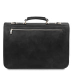 Cartable homme ANCONA cuir pleine fleur ordinateur 17 pouces