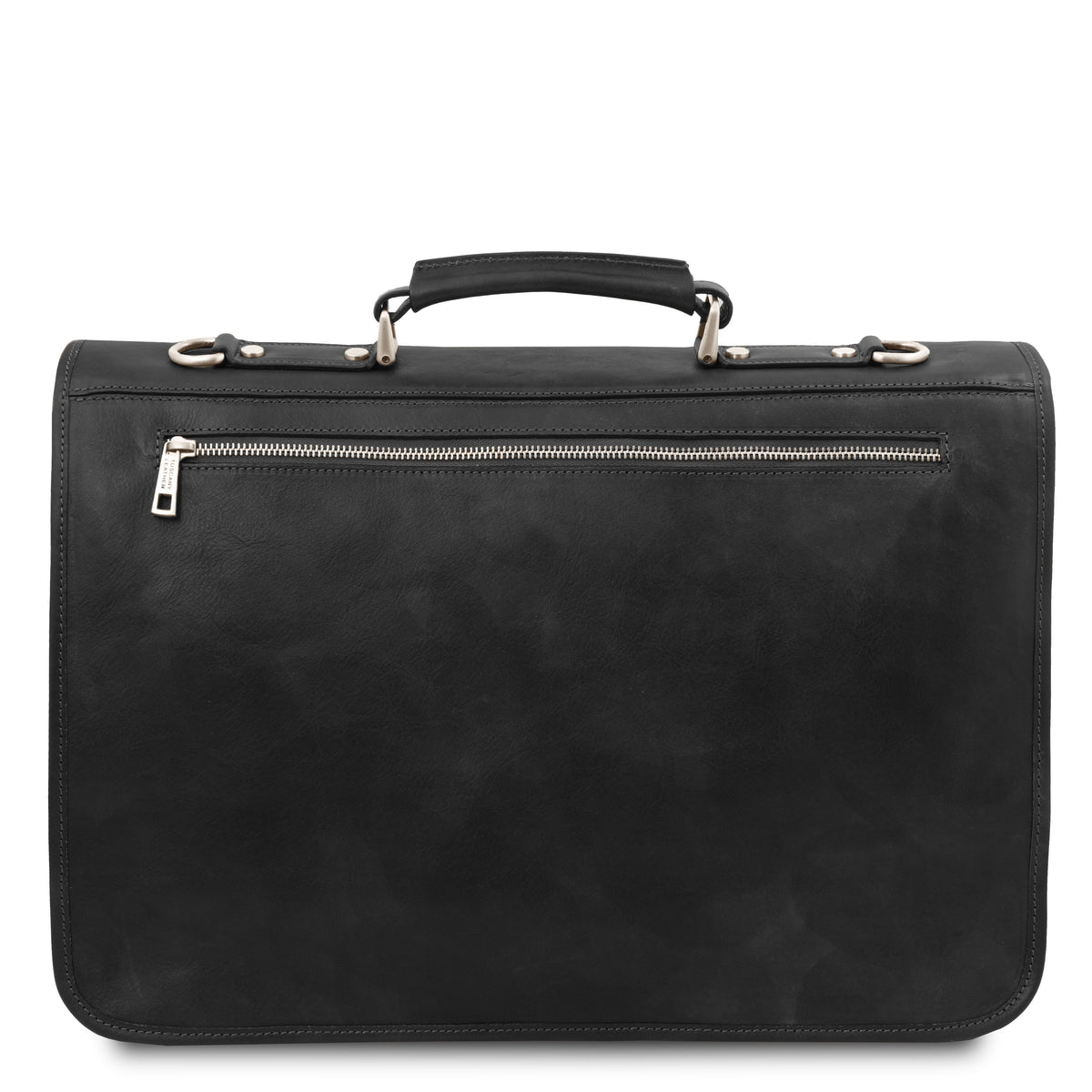 Cartable homme ANCONA cuir pleine fleur ordinateur 17 pouces