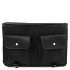 Cartable homme ANCONA cuir pleine fleur ordinateur 17 pouces