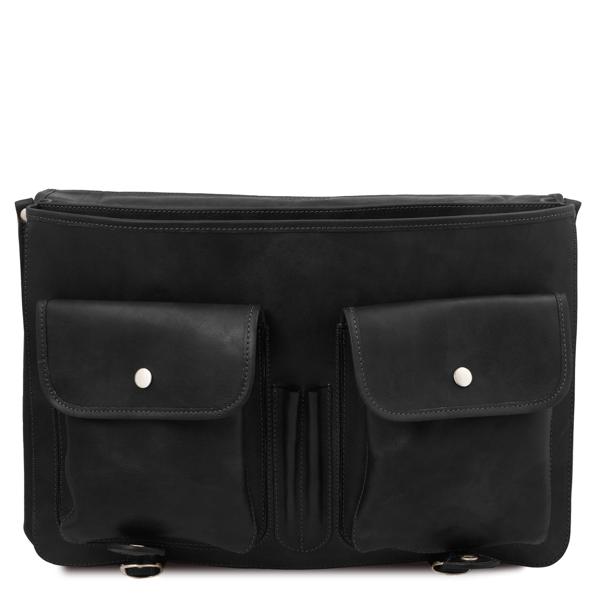 Cartable homme ANCONA cuir pleine fleur ordinateur 17 pouces
