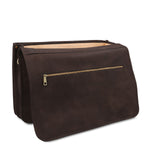 Cartable homme ANCONA cuir pleine fleur ordinateur 17 pouces