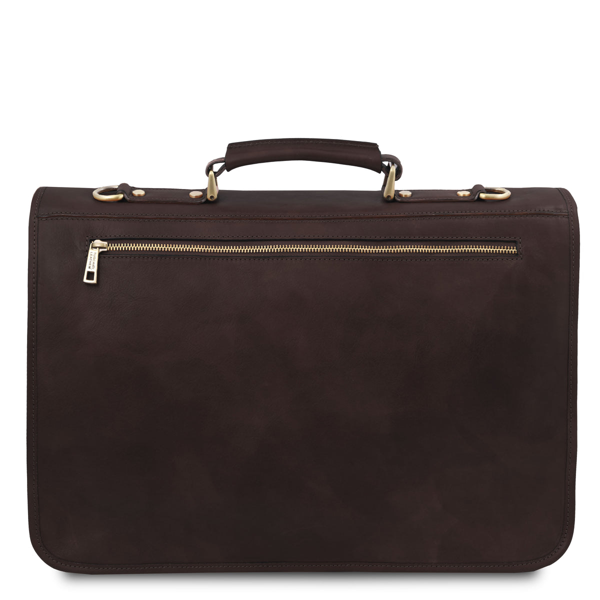 Cartable homme ANCONA cuir pleine fleur ordinateur 17 pouces
