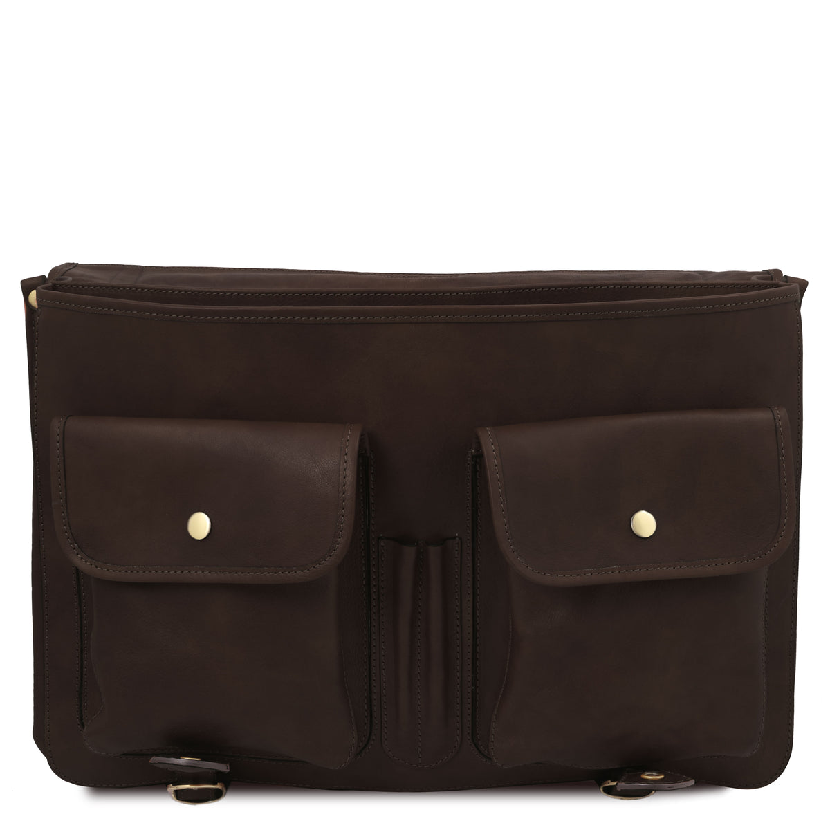 Cartable homme ANCONA cuir pleine fleur ordinateur 17 pouces