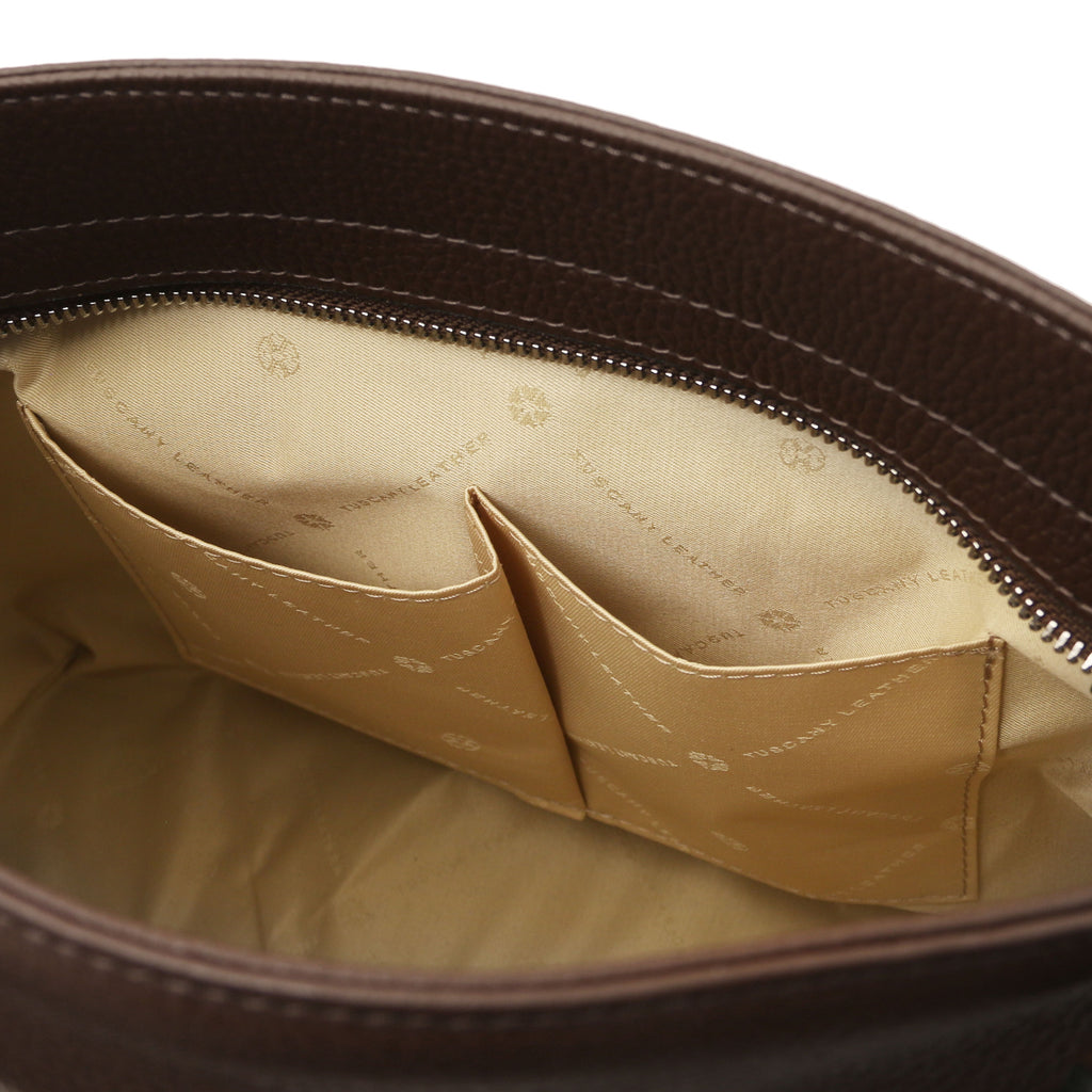 ORÉLIA — Sac bandoulière souple en cuir grainé