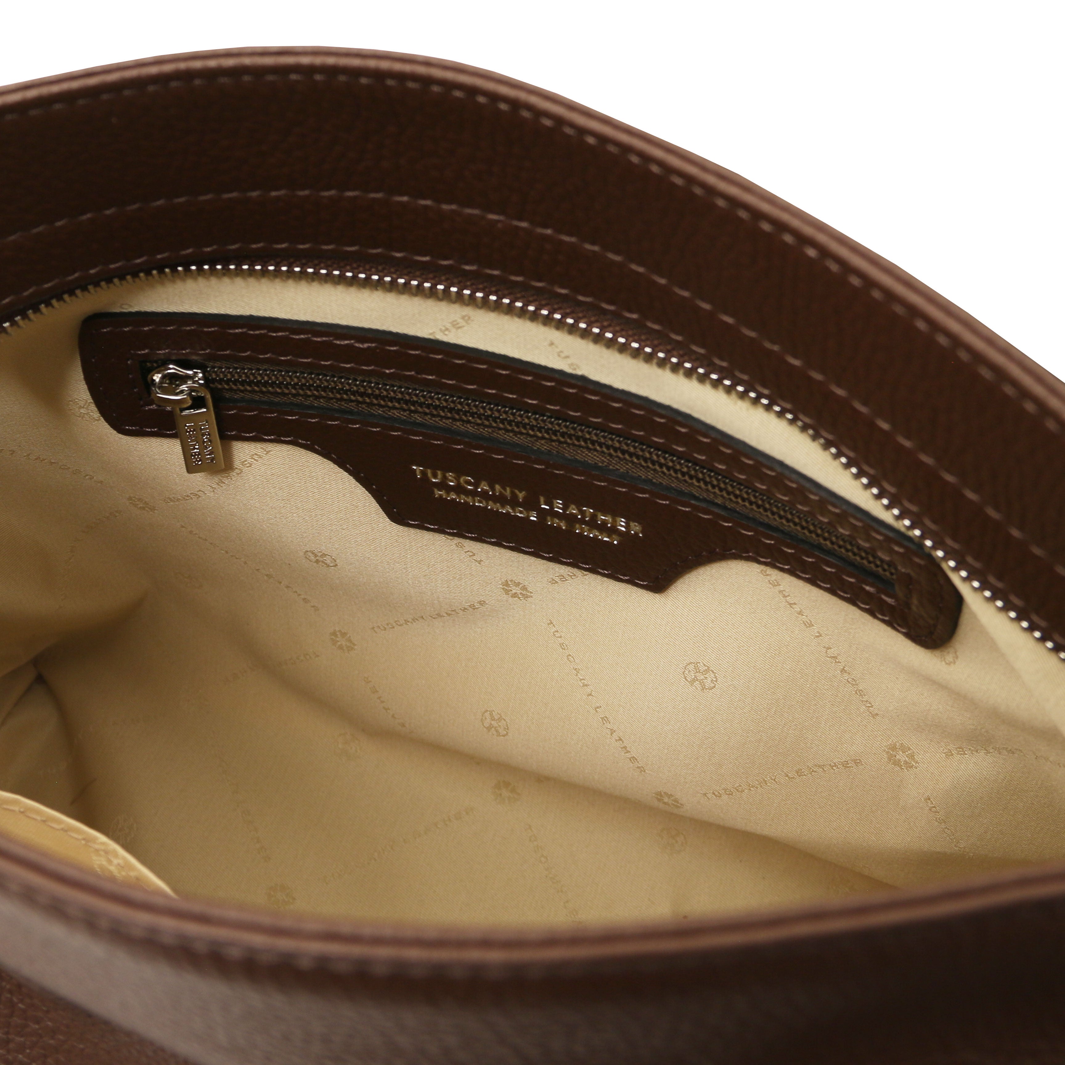 ORÉLIA — Sac bandoulière souple en cuir grainé
