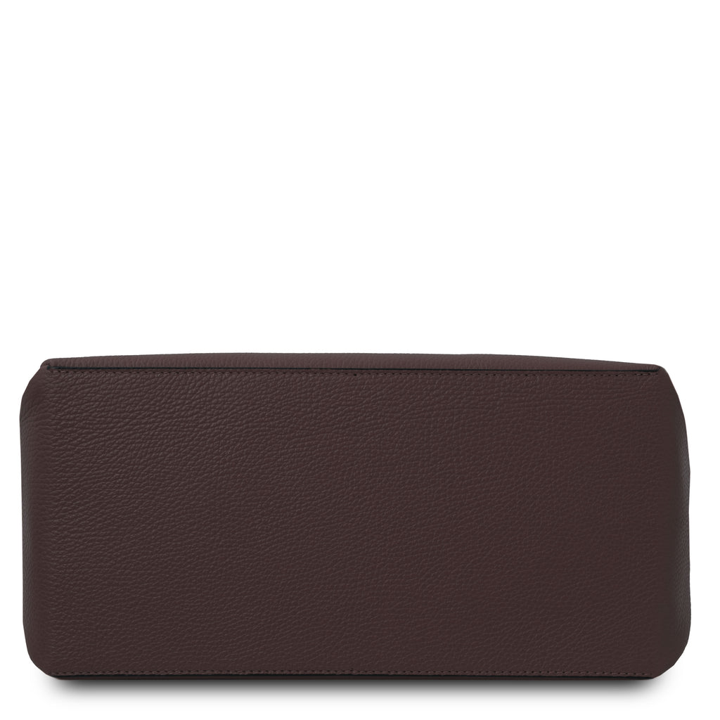 ORÉLIA — Sac bandoulière souple en cuir grainé
