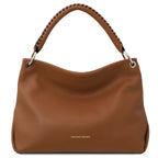 ORÉLIA — Sac bandoulière souple en cuir grainé