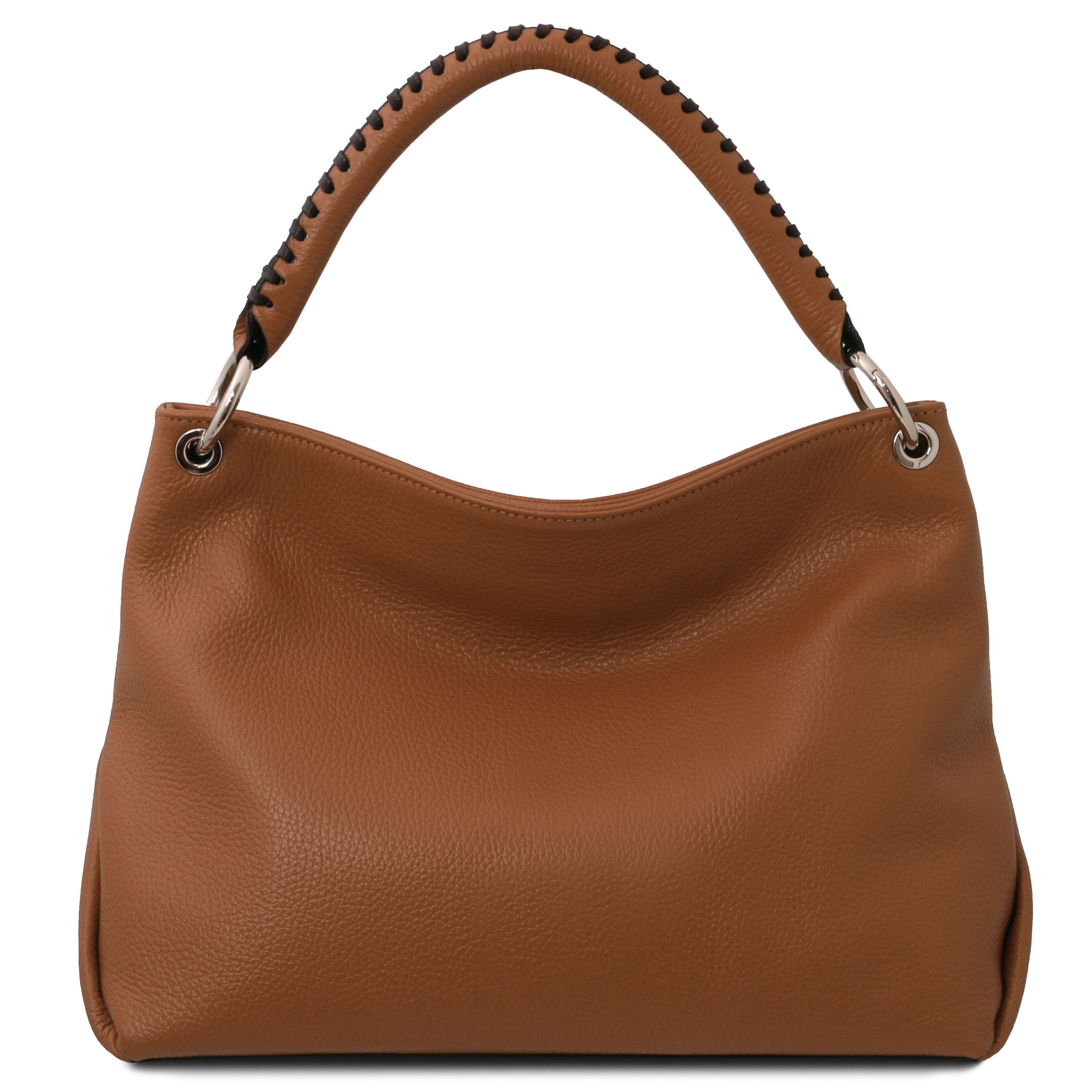 ORÉLIA — Sac bandoulière souple en cuir grainé Image secondaire du produit