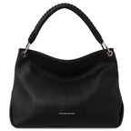ORÉLIA — Sac bandoulière souple en cuir grainé