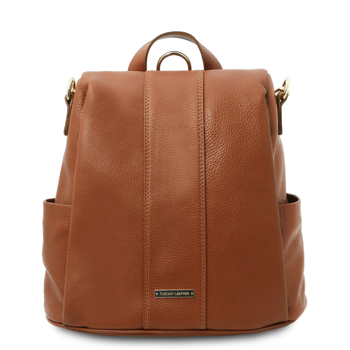 Sac à dos antivol femme ORVIETO en cuir véritable grainé Image principale du produit