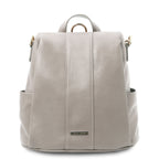 Sac à dos antivol femme ORVIETO en cuir véritable grainé