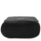 Sac à dos antivol femme ORVIETO en cuir véritable grainé