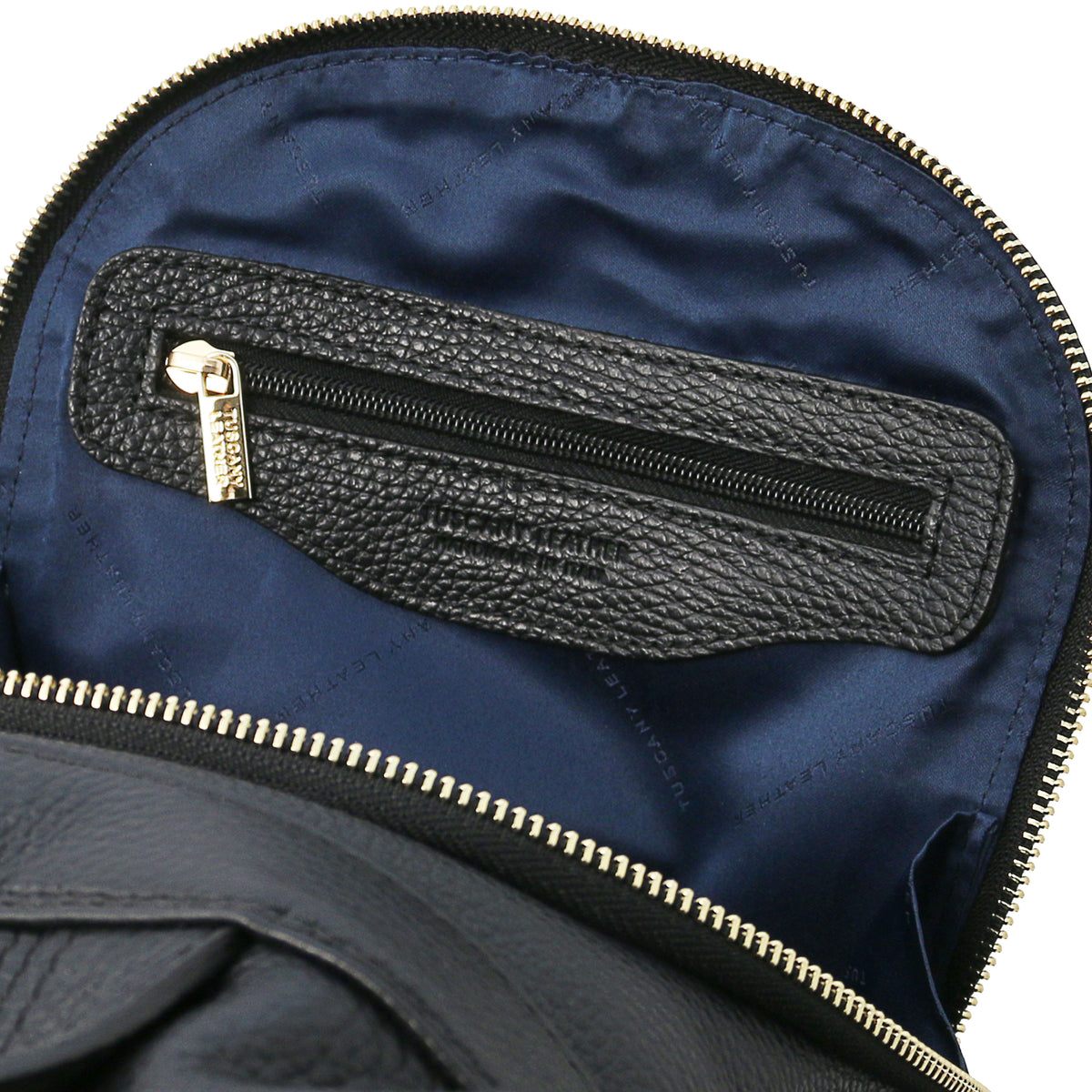 Sac à dos antivol femme ORVIETO en cuir véritable grainé